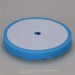 Car Care Cleaning Sponge Flat Foam Pad Wave for Finishing thumbnail-2