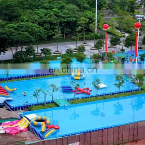Water Park Metal Frame Blue Ocean Bracket Swimming Water Pool For Kids And Adult thumbnail-5