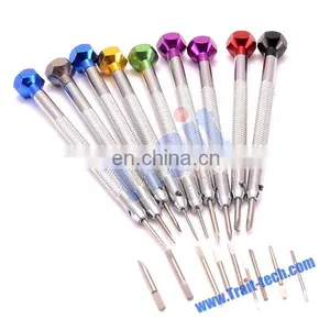 Cheap but High Quality 9pcs Watch Repair Screwdriver Repairing Watches Tool Set Kits thumbnail-1