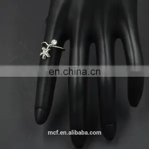MCR-0064 Wholesale Latest Magic Silver Star Diamond Ring thumbnail-4