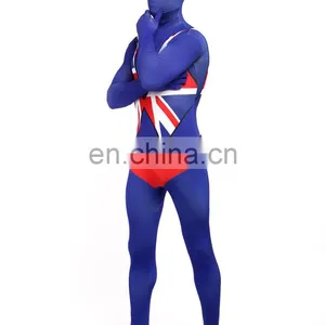 Morph Suit United Kingdom Spandex Full Body Costume UK thumbnail-2