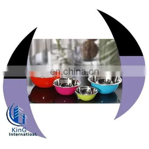 Stainless Steel Colorful Design Bowls thumbnail-1