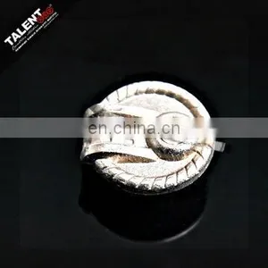 Custom Brand Logo Denim Plating Gold Metal Button thumbnail-5