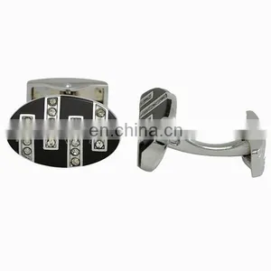 Wholesale Hardware Jewelry Crystal Cufflink thumbnail-2