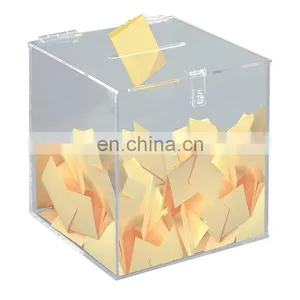 Customized Clear Acrylic Letter Box Wholesale thumbnail-1