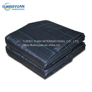 Garden Weed Block Fabric Barrier / Woven Polypropylene Mulch Mat thumbnail-1