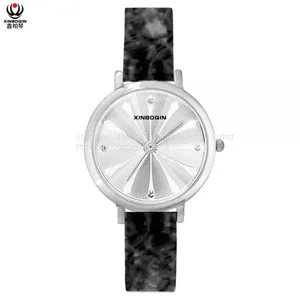 XINBOQIN Supplier Custom Luxury Water Resist High Quality Lady Brand Trendy Featurely Quartz Acetate Watch thumbnail-4