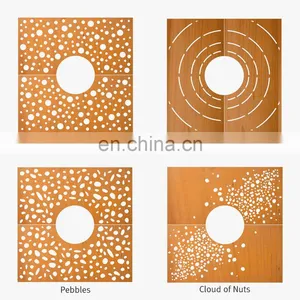 Corten Steel Tree Grate Corten Steel Tree Grille thumbnail-7