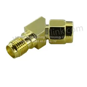 RF Coaxial 135 Degree SMA Female Adaptor, SMA Female to SMA Male Adaptor thumbnail-1