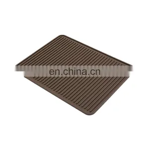 Yiwu Factory New Design Heat Resistant Soft Rubber Pot Holder Dish Drying Mat Cooking Pad thumbnail-3