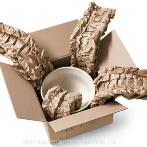 Void Fill Transportation Packaging Protection Flexible Great Support Kraft Paper Roll Double Layer thumbnail-1