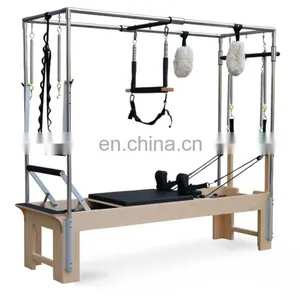 Commercial Home Use Fitness Pilates Reformer Equipment Body Balanced Pilates Machine With Full Trapeze Cadillac Pilates Reformer thumbnail-3