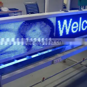 P10 Outdoor Blue Led Signs China, Programmable Digital Led Sign Board thumbnail-1