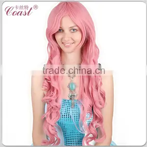 Cheap Beauty Japanese Hot Orange Curly Synthetic Cosplay Wig thumbnail-4