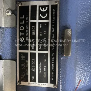 Stoll Flat Knitting Computerised Machine Cms 530HP E7.2 Year 2011 Sweater Automatic Knit thumbnail-3