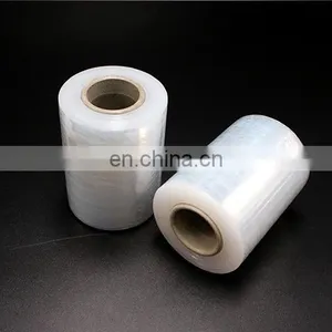 Mini Handle Rolls Stretch Film Transparent LLDPE Packaging Film Green Packing Casting Soft Moisture Proof 50-1000mm 2'' 3'' thumbnail-3