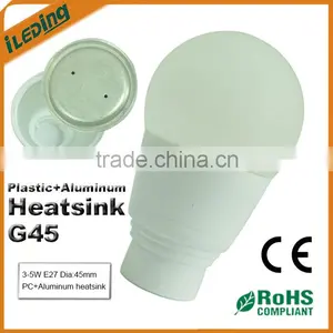 CE RoHs Plastic Aluminum Heatsink G45 Heatsink LED Bulbs thumbnail-1