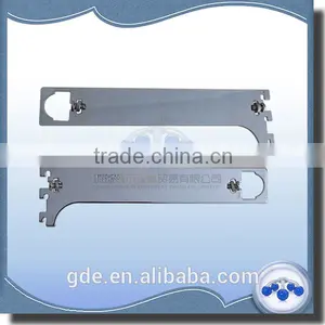 250mm Metal Chrome Slotted Channel Shelf for Oval Tube thumbnail-1