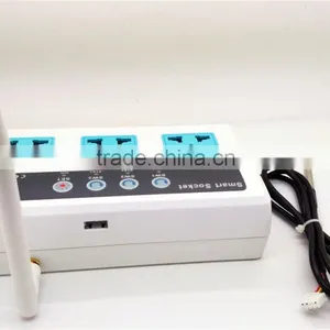 2200W 10A QUADBAND SMS/CALL Remote Controlled GSM Power Socket With 3 Outlets Which Also Supports Temperature Control thumbnail-3