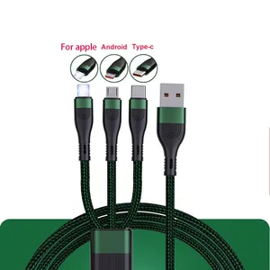 2021 Mobile Accessories 66W Data Cable 5a 6A Charger Data Cable Fast Charging Cable for Cellphone thumbnail-1