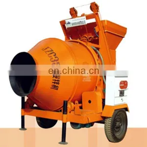 Concrete Mixer Drum Machine With Lift Ladder An Elevating Concrete Mixer for Construction thumbnail-2