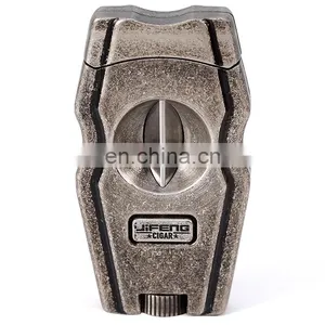 7.2*4*1.2cm Blades Zinc Alloy Classic V Cigar Cutter thumbnail-5