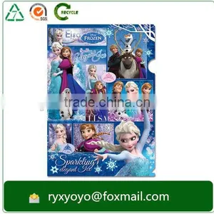 Customzied PP a4 Size L Shaped Plastic Folder With CMYK Printing thumbnail-2