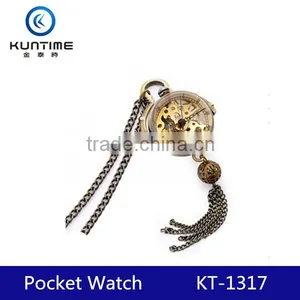 Classic Vintage Mechanical Pocket Watch Ladies Pocket Watch thumbnail-1