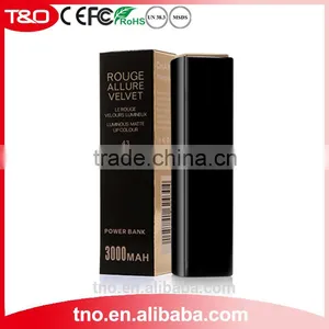 Bulk Mobile Phone Charger Lipstick Power Bank3000mAh for IPhone Samsung thumbnail-5