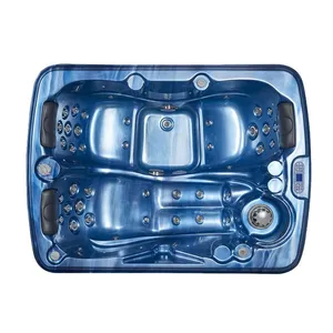 Deluxe Series Massage Spa Tub 3 Person Indoor Bathtub With Stair thumbnail-5