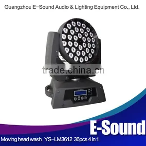 36x10w Rgbw 4in1 Led Zoom Wash Led Moving Head thumbnail-1