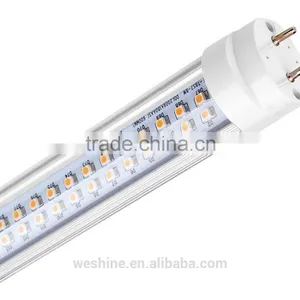 2016 t8 Blue & Red Led Plant Grow Light Tube Korea Tube Factory Direct Price Integrated t8 Led Light Tube for Lettuce thumbnail-1