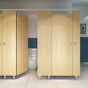 HPL Waterproof Public Toilet Partition/ Bathroom Partition Wall/ Wc Divider Board Toilet Partit Cubicle thumbnail-3