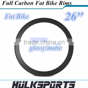 Fat Bicycle Wheels Tubuless Hookless 90mm Width Fat Bike Rims Snow Bike Rim 32 Holes Rim thumbnail-1
