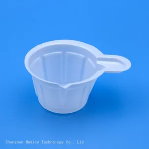White Color Urine Specimen Collection Plastic Cup 20ml thumbnail-1