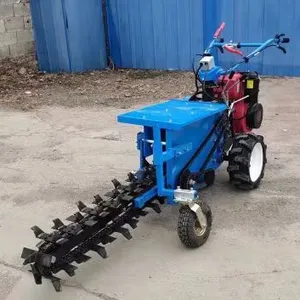 Hand Held Chain Trencher Manufacturer, Hydraulic Driven Trencher Operation thumbnail-4