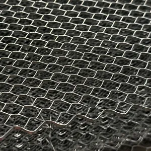 Modern V-Groove Aluminum Alloy Carbon Steel Diamond Mesh Lath Durable Anti-Corrosion Stucco Mesh Reinforcement Roofing Wall thumbnail-3