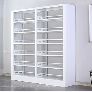 Home Office Bookshelf | HN-HO01 | Curved Edge Safety | 15min Assembly | Wooden Finish | Study Room- Large Scale Manufacturer thumbnail-3