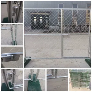 Heavy Duty Chain Link Fence Galvanized Steel Security Fence for Construction Site, Sports Field, and Residential Property thumbnail-3