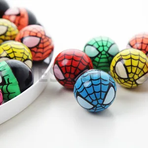 Factory Wholesale Various Design High Bouncy Ball Printed Ball Bouncy Toy Rubber Balls thumbnail-1