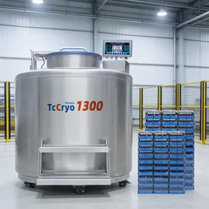 TcCryo YDD 1300L Freezing Container_Large Diameter Liquid Nitrogen Tank Price thumbnail-1