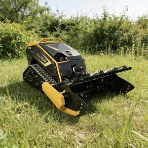 CE EPA Euro5 Remote Control Flail Mower MTSK1000 764cc Loncin Engine 200m RC Range Self-Locking Worm Gear Slope Mowing Machine thumbnail-1