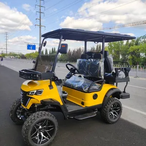New Color Customizable Electric Scenic Sightseeing Cars and Golf Carts From Oulilang, Factory Direct Sales for Export and Foreign Trade thumbnail-4