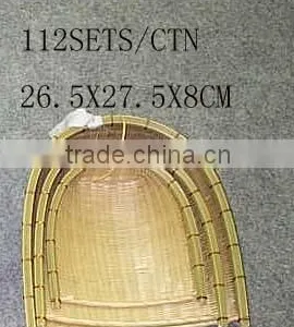 GREEN BAMBOO BASKET thumbnail-1