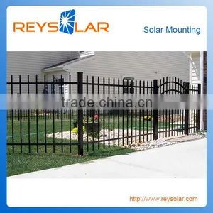 Solar Module Racking PVC Coating Solar Panel Bracket pv Kits Fence for Ground Solar Sturcture thumbnail-1