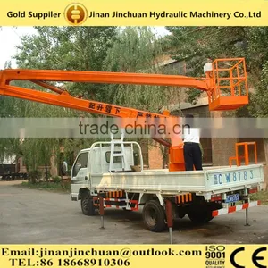 Best Sale Mobile Boom Lift/16m Manual Hydraulic Boom Lift thumbnail-6