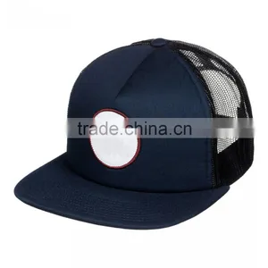 Cap Manufacturer High Quality Custom 5 Panel Flat Brim Trucker Hat thumbnail-5
