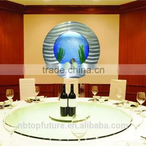 Round Glass Aquarium Wall Mounted Aquarium Fish Tank thumbnail-4