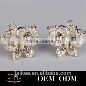 Polly Newest Product Crystal Earring Cuffs thumbnail-1
