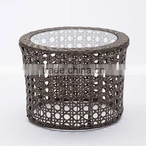 3PCS/SET Garden Outdoor Rattan Coffee Office Dining Table And Chair Tunisia Price For Restaurant thumbnail-2